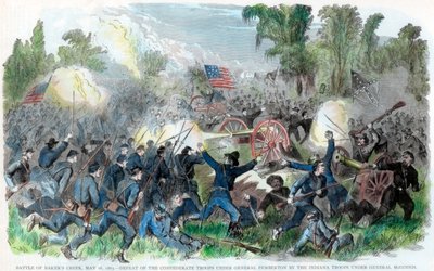 Schlacht von Bakers Creek, Mississippi, Amerikanischer Bürgerkrieg, 16. Mai 1863 von Unbekannt