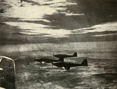 Schlachten kehren von einem Überfall zurück, 1939-1940, 1941 von Unbekannt