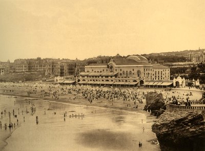 Biarritz - Das städtische Kasino und der große Strand, ca. 1930 von Unbekannt
