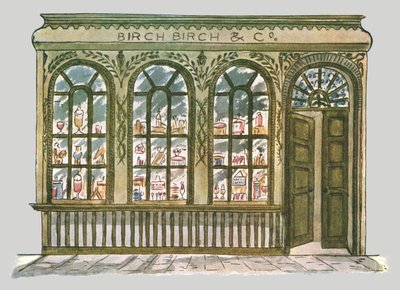 Birchs Ladenfront, City of London, 1928 von Unbekannt