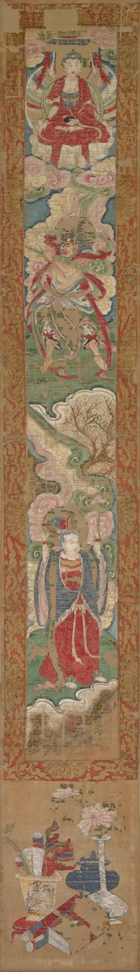 Buddhistisches Panel, 1300er von Unbekannt