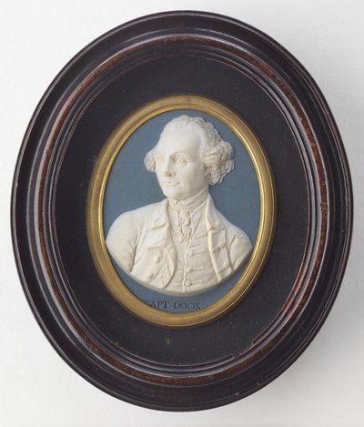 Captain James Cook Wedgwood Porträtmedaillon, ca. 1776 von Unbekannt