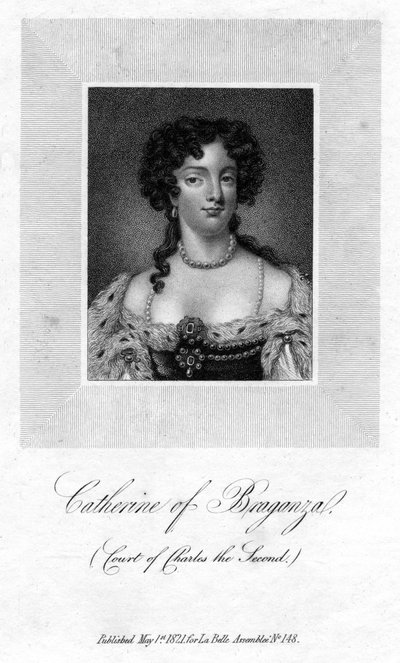 Catherine von Braganza, Königin von König Karl II. von England, 1821 von Unbekannt