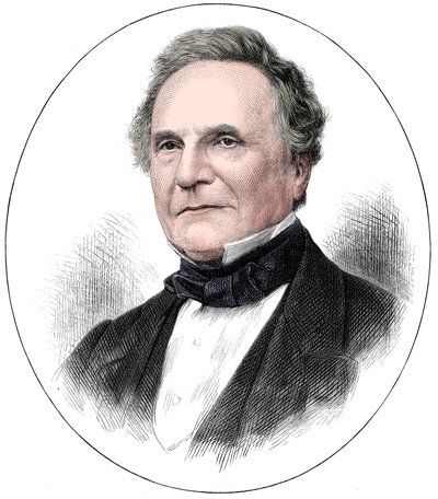 Charles Babbage 1791-1871, englischer Mathematiker und Pionier der Informatik, 1871 von Unbekannt