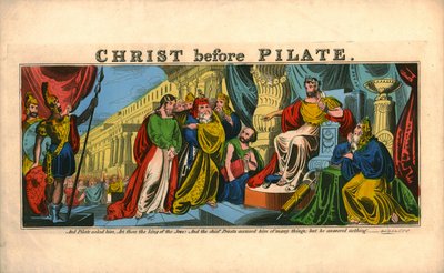 Christus vor Pilatus von Unbekannt