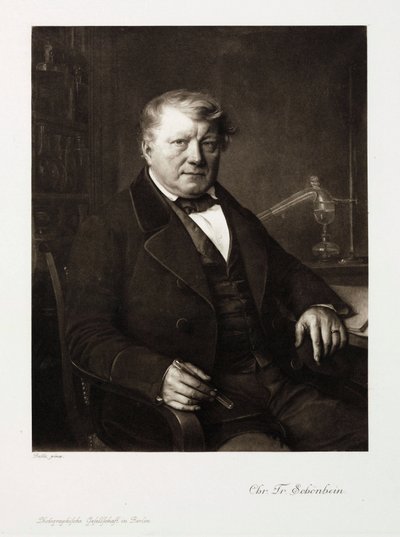 Christian Friedrich Schönbein, deutscher Chemiker, um 1860 von Unbekannt
