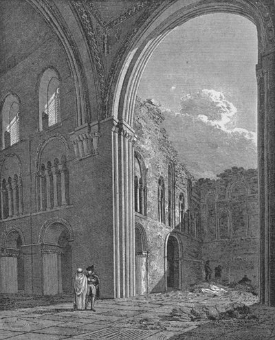Kirche St. Bartholomäus der Große in West Smithfield, City of London, 1822 von Unbekannt