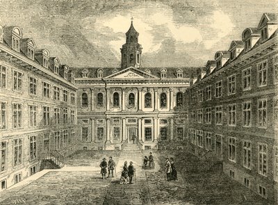 College of Physicians, Warwick Lane. Innenhof von Unbekannt
