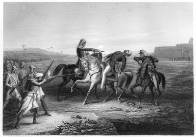 Oberst Platt, getötet von den Meuterern in Mhow, ca. 1860 von Unbekannt