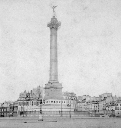 Colonne de Juillet, Place de la Bastille, Paris, Frankreich, spätes 19. oder frühes 20. Jahrhundert von Unbekannt