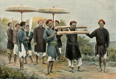 Der Verurteilte auf dem Weg zur Bestrafung, 1900 von Unbekannt