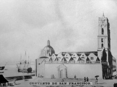 Kloster von San Francisco, 1738, 1920er Jahre von Unbekannt