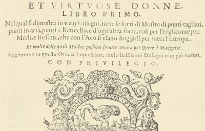 Corona delle Nobili et Virtuose Donne: Buch I-IV, 1601 von Unbekannt