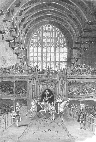 Krönung von George IV. in der Westminster Hall, 1897 von Unbekannt