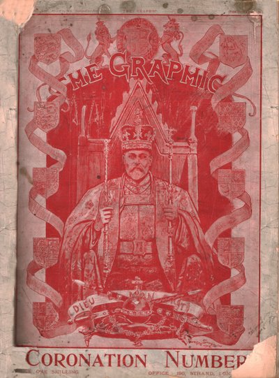 Krönung von König Edward VII, Titelblatt der Zeitschrift The Graphic von Unbekannt