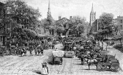 Court House Square, Lexington, Kentucky von Unbekannt