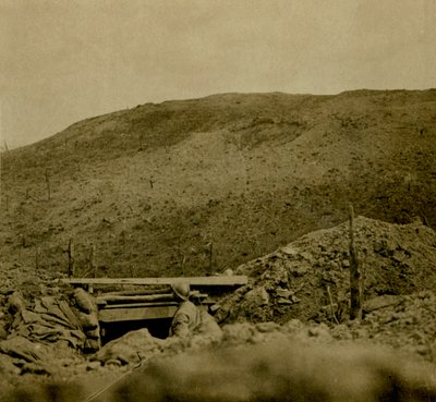 Kamm des Hügels bei Les Éparges, Nordfrankreich, ca. 1914-1918 von Unbekannt
