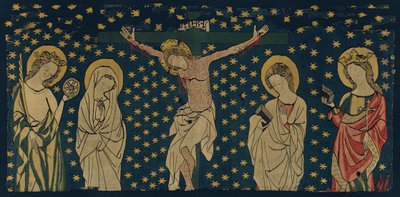 Kreuzigung, Deutsch, ca. 1325-50 von Unbekannt