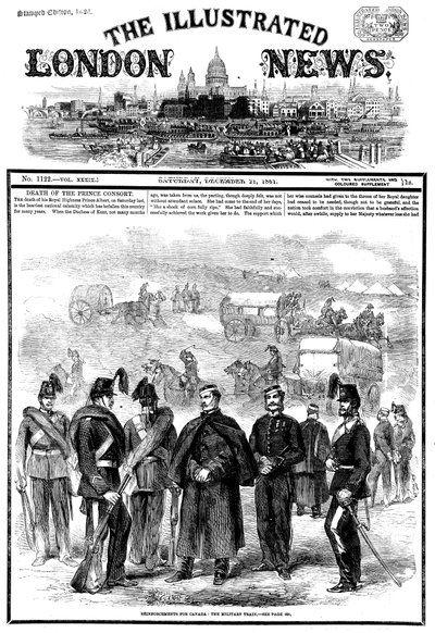 Tod von Albert, Prinzgemahl von Königin Victoria, 14. Dezember 1861 von Unbekannt