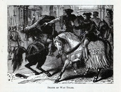 Tod von Wat Tyler, 1882 von Unbekannt