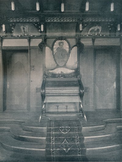 Dekorationen für ein Musikzimmer von Fritz Erler, um 1899 von Unbekannt