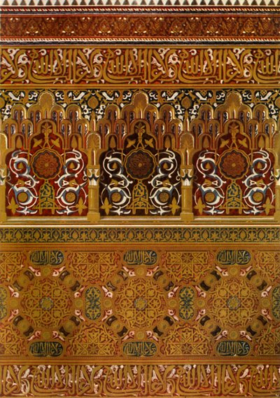 Details des oberen Teils des Lindarajas-Balkons, 1907 von Unbekannt
