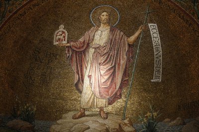 Dormitio-Abtei: Johannes der Täufer Mosaik, Jerusalem, Israel von Unbekannt