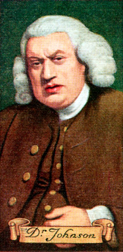 Dr. Johnson, aus einer Serie von Zigarettenkarten, 1935 von Unbekannt