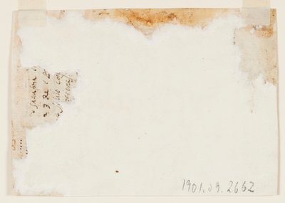 Zeichnung, Seite eines Skizzenbuchs; Apollo und Aurora von Unbekannt
