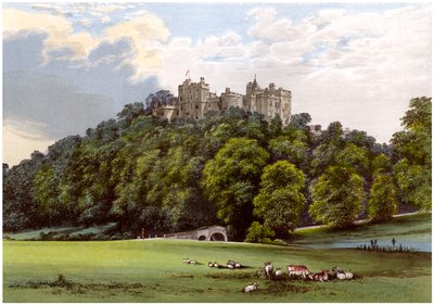 Dunster Castle, Heim der Familie Fownes-Luttrell, Somerset, um 1880 von Unbekannt