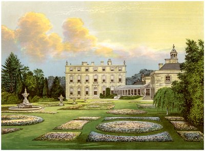 Dytchley House, Oxfordshire, Heimat von Viscount Dillon, ca. 1880 von Unbekannt