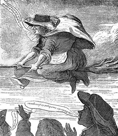 E Canning verteidigt oder Mr. S-sy Gypsies Flucht nach Enfield Wash, um 1753 von Unbekannt