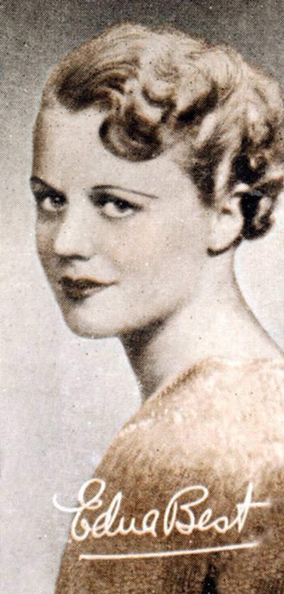 Edna Best, britische Bühnen- und Filmschauspielerin von Unbekannt