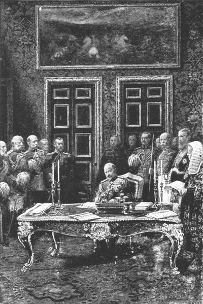 Edward VII. führt seine erste Amtshandlung aus...24. Januar 1901 von Unbekannt