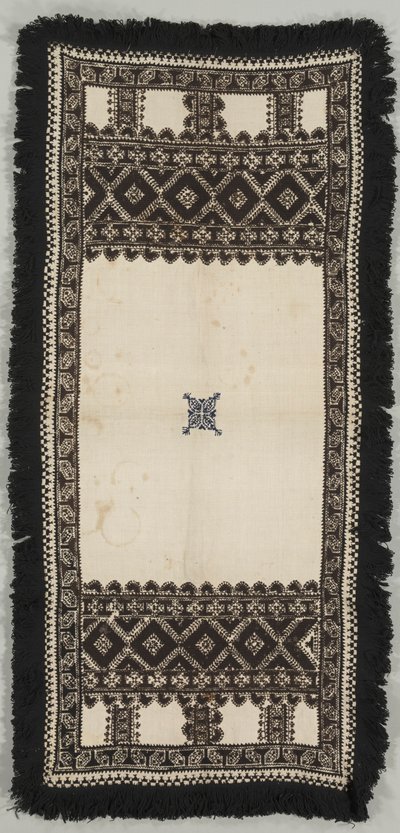 Bestickte Matte oder ein Paños de Ofrenda von Unbekannt