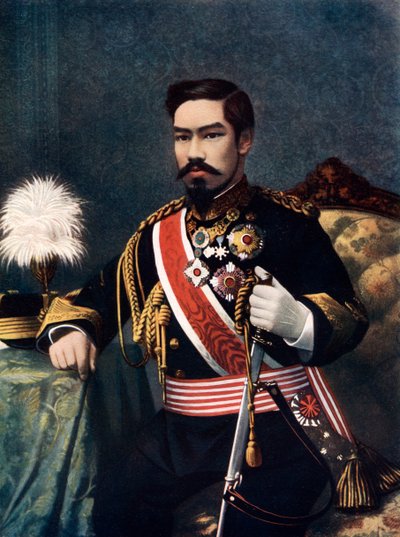 Kaiser Meiji von Japan, spätes 19. - frühes 20. Jahrhundert von Unbekannt