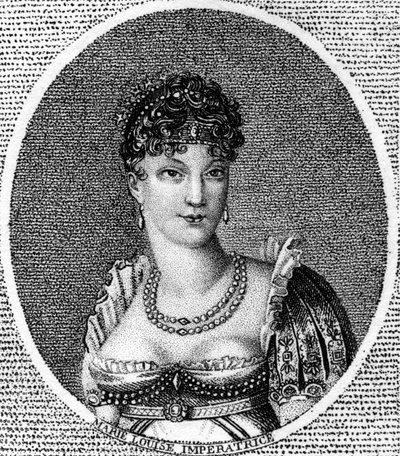 Kaiserin Marie Louise, Kaiserin von Frankreich, zweite Frau von Napoleon Bonaparte, 1791-1847 von Unbekannt