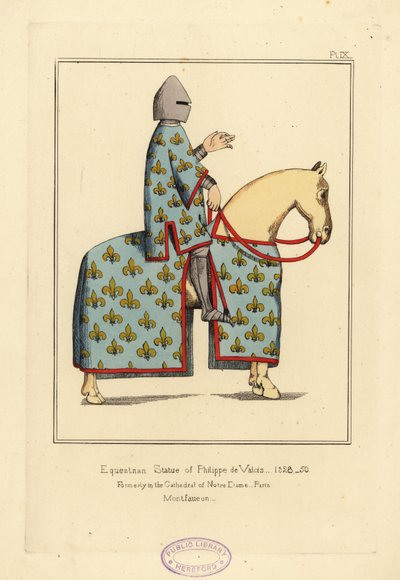 Reiterstatue von Philippe VI de Valois, König von Frankreich von Unbekannt