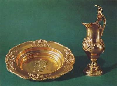 Krug und Becken, ca. 1735, 1953 von Unbekannt