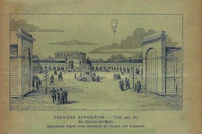 Ausstellung der Produkte der französischen Industrie, Paris, 1798 aus Bon Marché, 1900 von Unbekannt