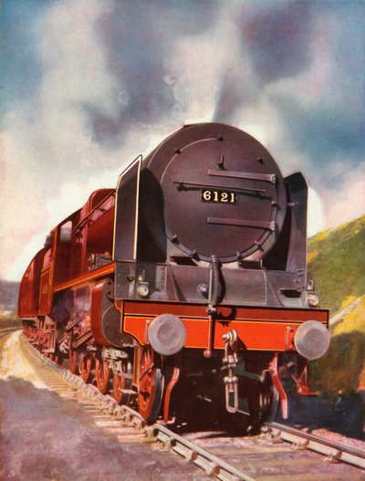 Express-Passagierlokomotive der Royal Scot 4-6-0 Klasse, 1935-36 von Unbekannt