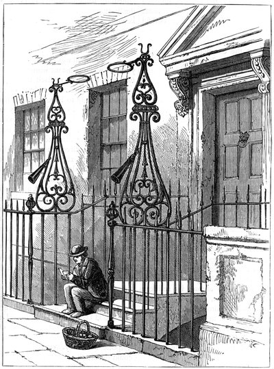 Feuerlöscher am Berkeley Square, London, 1891 von Unbekannt