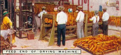 Zufuhrende Seite der Trockenmaschine, 1926 von Unbekannt