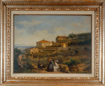Villa Medici in Fiesole (Gem. 1869) von Unbekannt