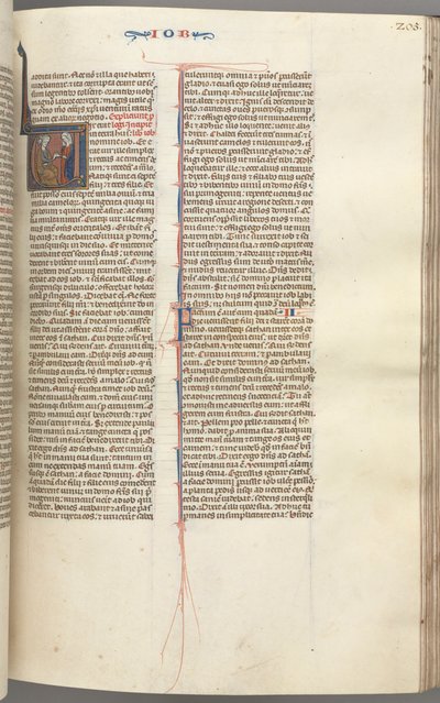Job auf dem Misthaufen mit einem goldenen Ohrring, c. 1275-1300 von Unbekannt