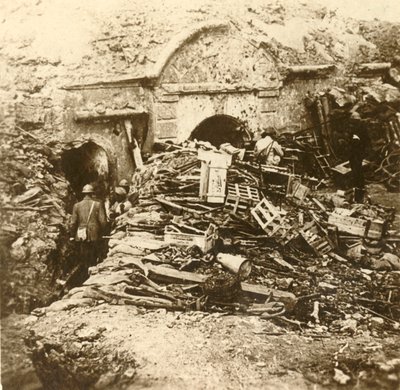Fort von Souville, Verdun, Nordfrankreich, ca. 1914-1918 von Unbekannt