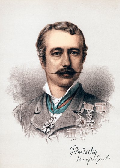 Garnet Joseph Wolseley, Viscount Wolseley, irisch-britischer Soldat, um 1880 von Unbekannt