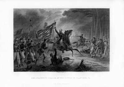 General Kearnys Angriff, Die Schlacht von Chantilly, Virginia, 1. September 1862, 1862-1867 von Unbekannt