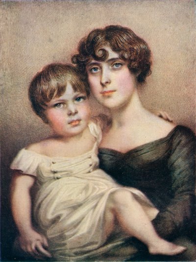 George Dacres Patterson und seine Mutter, Eleanor Dacres Patterson, 1815 von Unbekannt