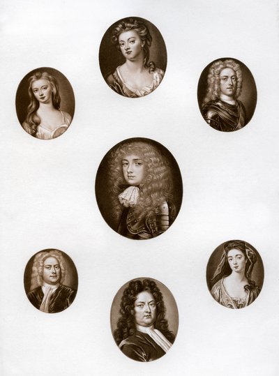 Gruppe von Porträts von Unbekannt